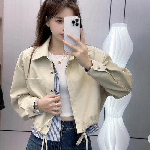 Femme veste courte décontractée et élégante Chic & Stil