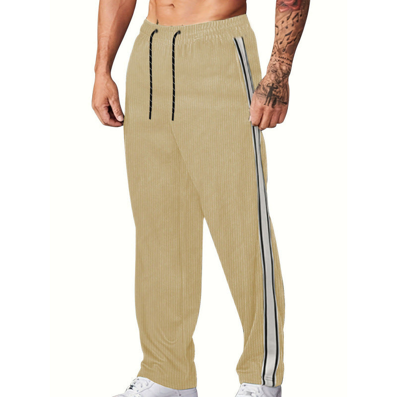 Lune London sporty leisure pants for men with side stripes