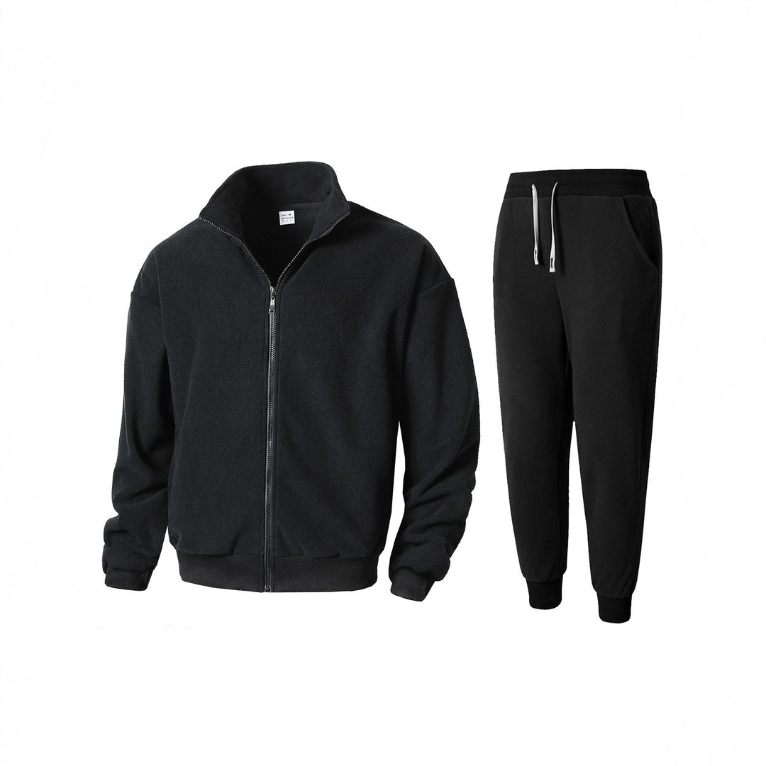 Men's fleece jacket and jogging set