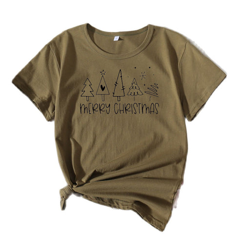 Women’s comfortable chic holiday graphic T-shirt