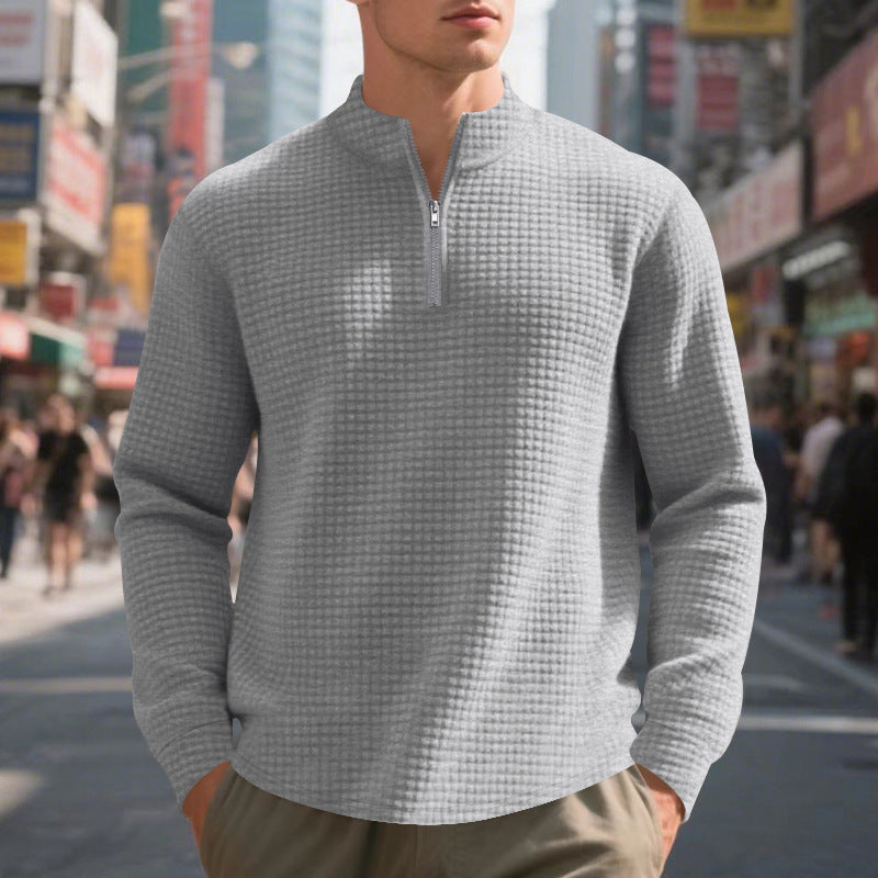 Functional sweater for men with high neck Lune London