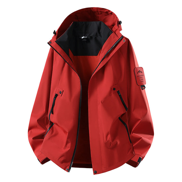 Men's Two-in-One Weather Protection Jacket with Removable Padded Vest and Adjustable Hood Amarae