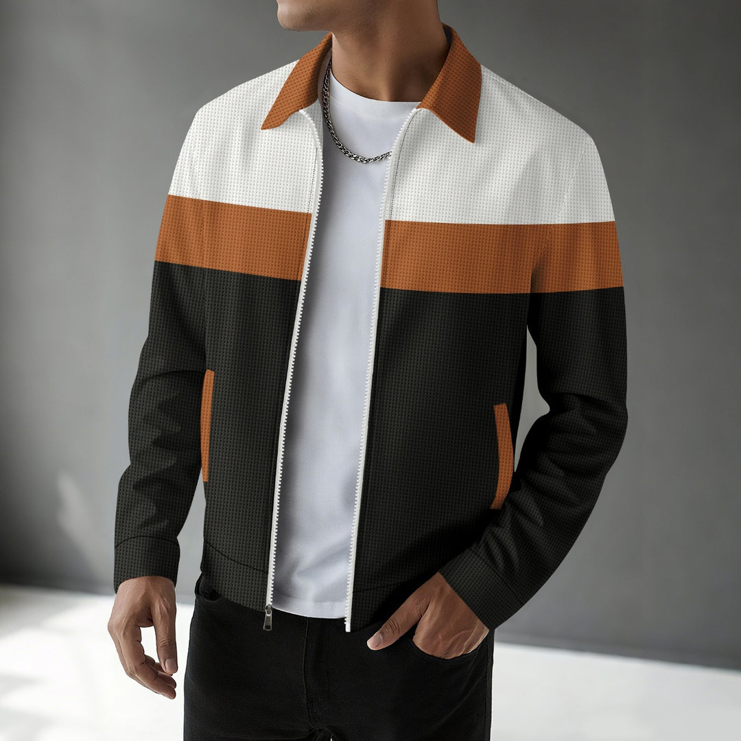 Stylish transition jacket for men with colorblock design Lune London
