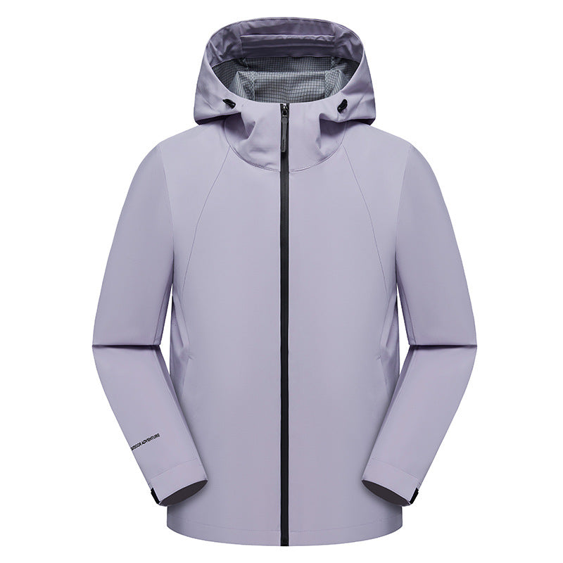 Men's three-layer softshell hooded jacket with seam-sealed weather protection membrane and ergonomic cut Amarae