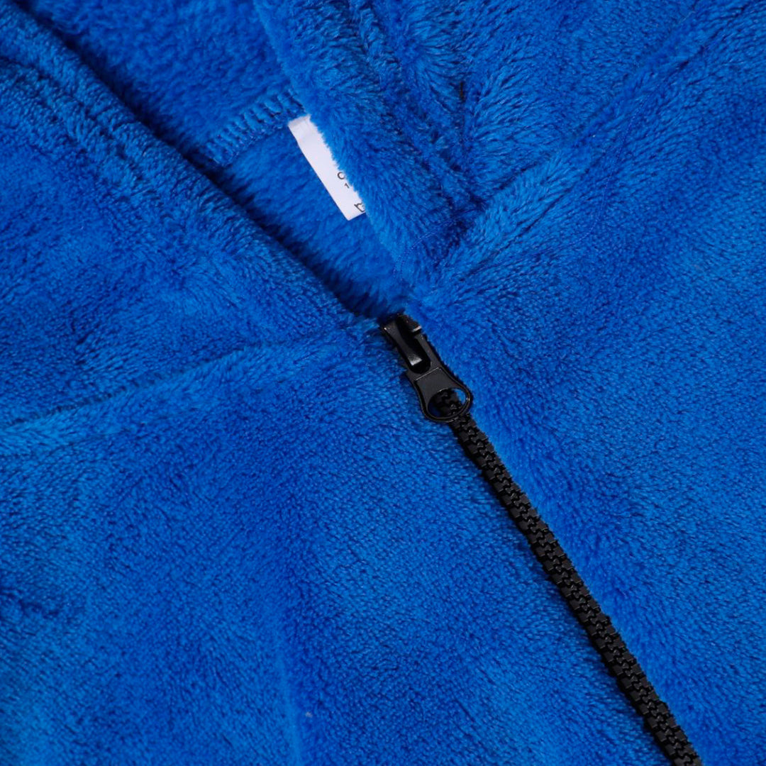 Men's Fleece Hoodie with innovative mid-length zipper Lune London
