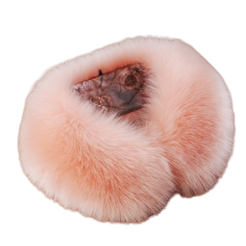 Women's High-Pile Loop Scarf made of Faux Fur with Soft Lining Amarae