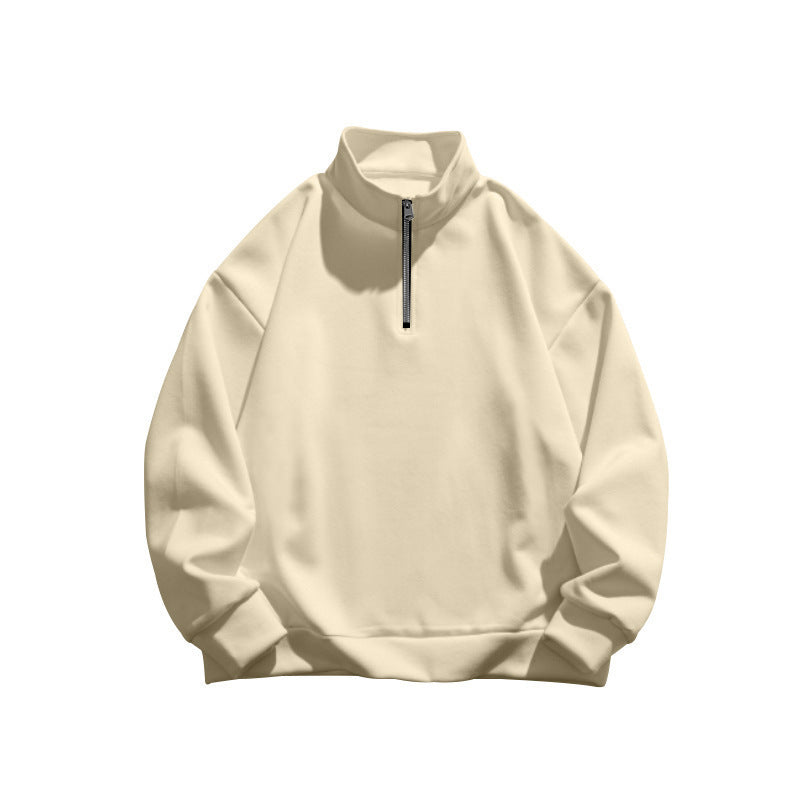 Women's sweatshirt with high collar and zipper Amarae
