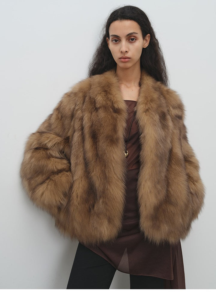 Ladies luxurious fur jacket Lune London