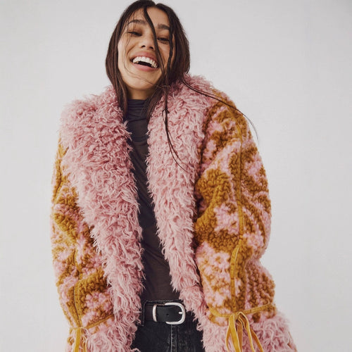 Ladies Cozy Transition Jacket with a Unique Amarae Design