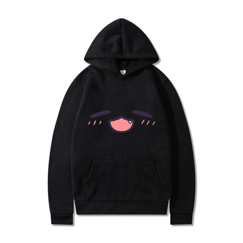 Women's hoodie with cheerful cartoon face and comfortable fit Lune London