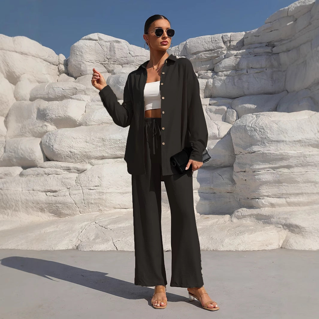 Women casual and elegant linen set with relaxed fit Lune London