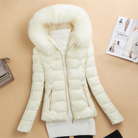 Amarae | Winter Jacket with Faux Fur Collar for Women