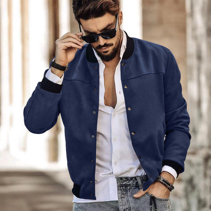 Sporty bomber jacket for men with practical zip pockets Lune London