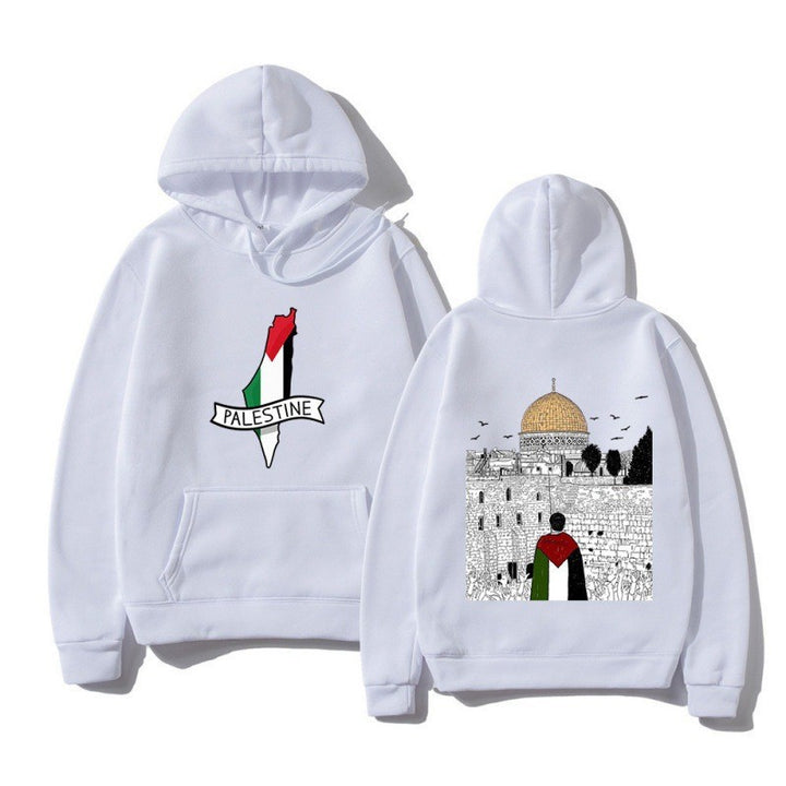 Women's hoodie with cultural motif and unique graphic design Chic & Stil