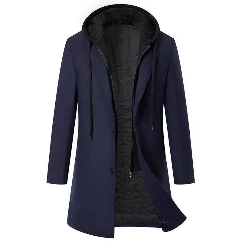 Ladies trendy parka with removable hood Lune London