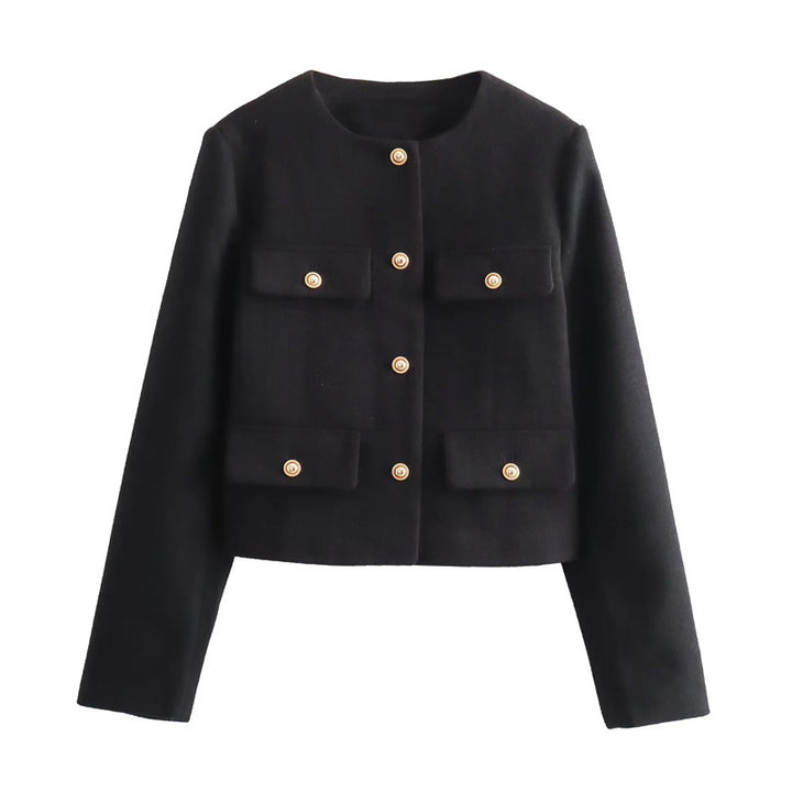 Veste mode femme avec poches appliquées Amarae