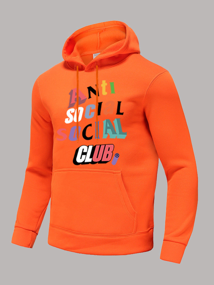 Hooded sweatshirt for men with modern print and comfortable fit Amarae