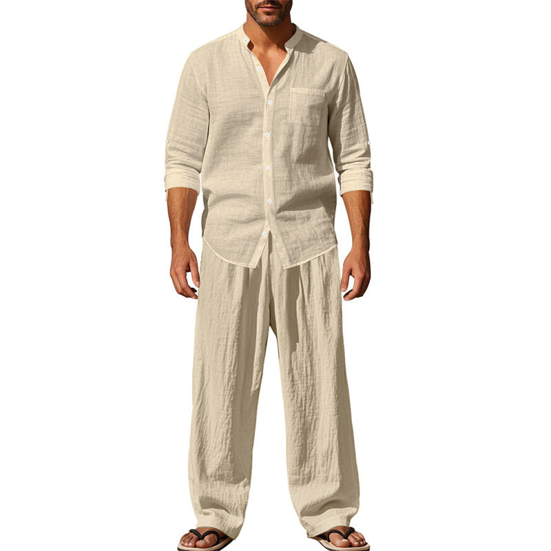 Men's casual leisure set with a loose fit and pleasant cotton texture Chic and style