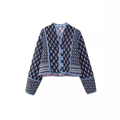 Ladies fashion jacket rich in details with floral design Amarae
