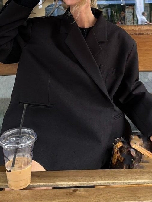 Oversized Blazer Jacket for Women with Practical Pockets Lune London
