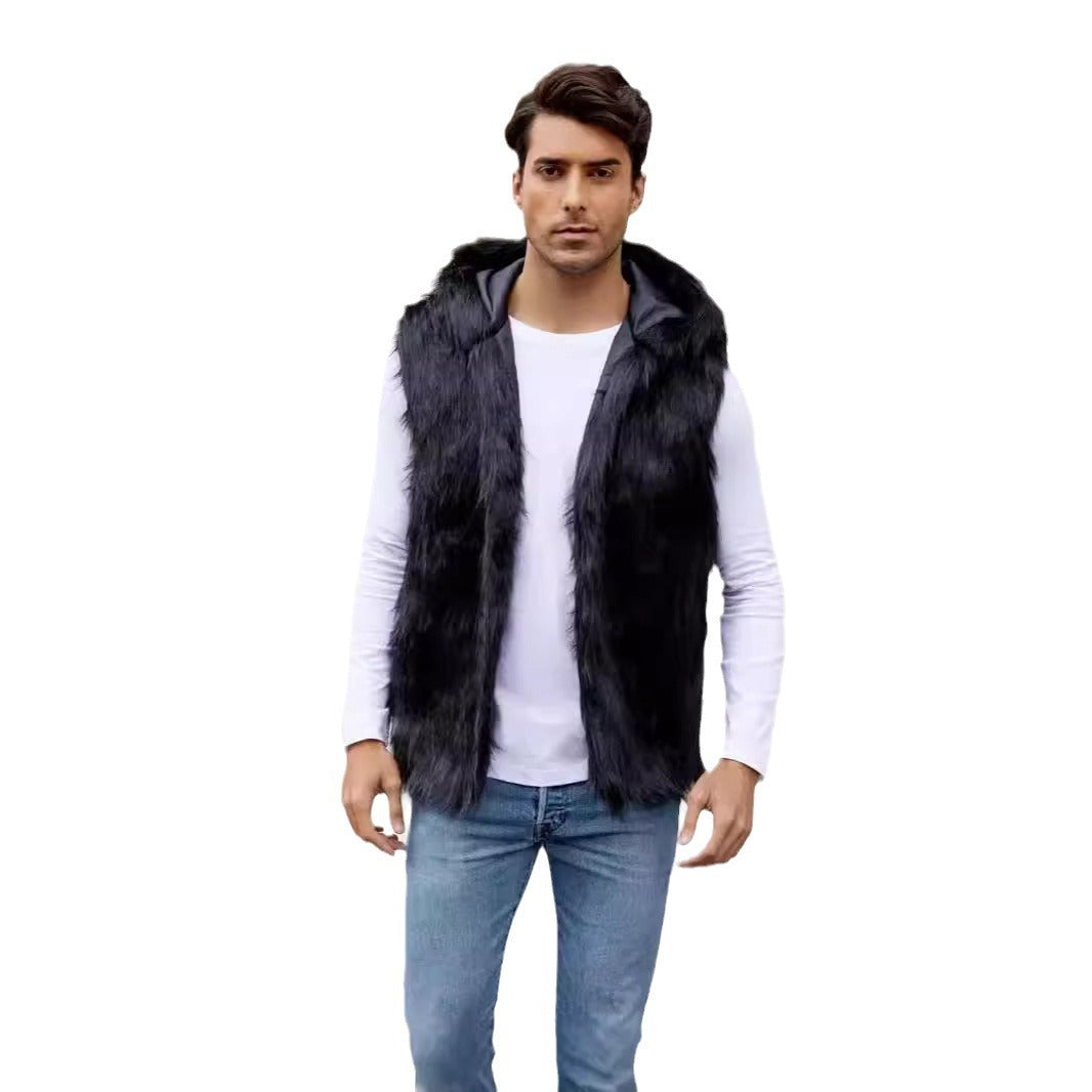 Men's Chic and Stylish Faux Fur Vest