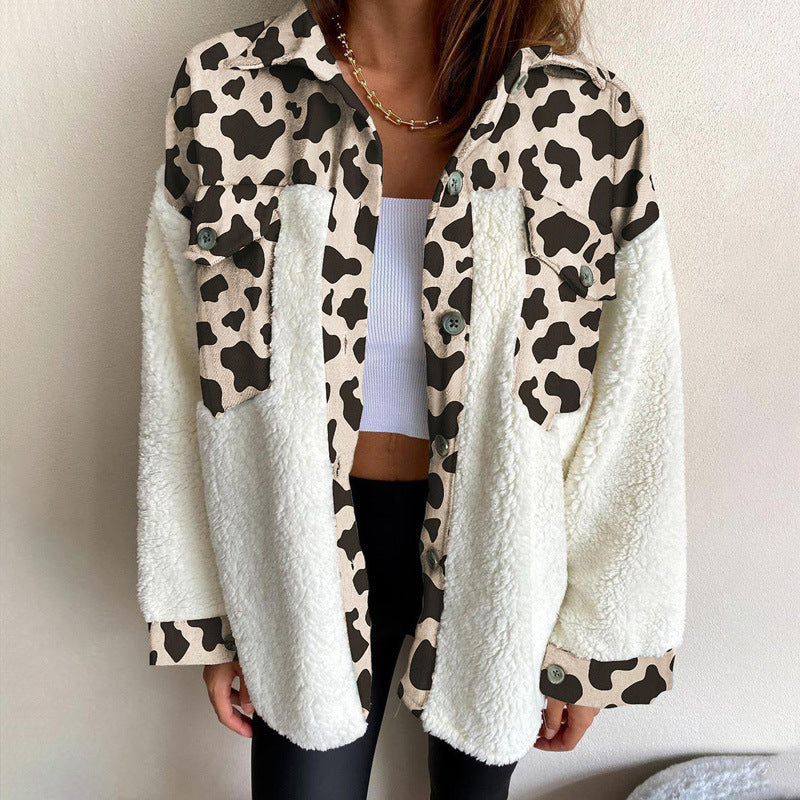 Oversized flannel jacket for ladies with soft lining and practical pockets Lune London