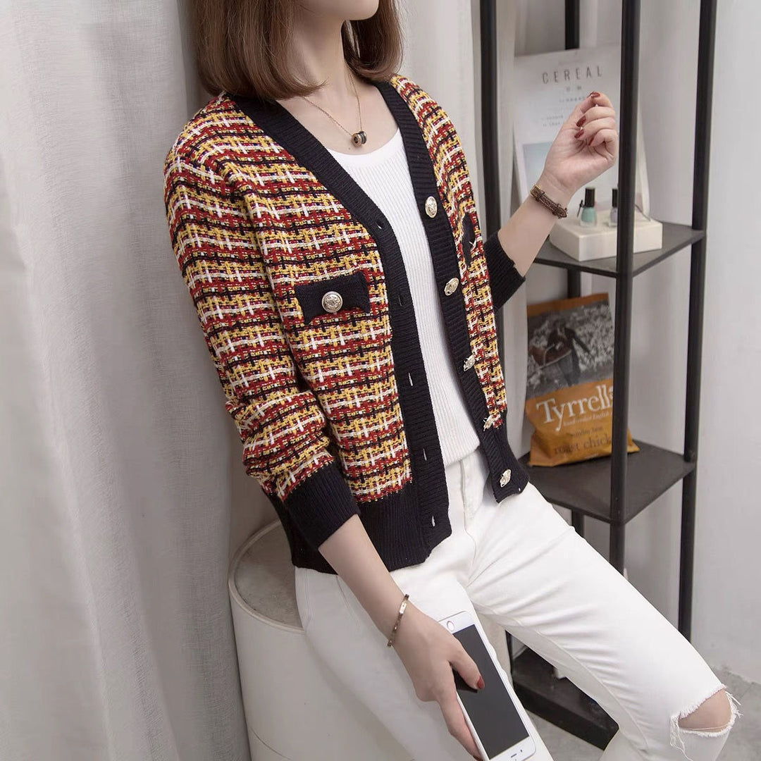 Lune London Elegant Boucle Knit Jacket for Women
