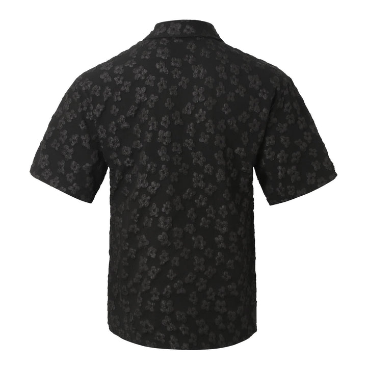 Short sleeve shirt for men with textured floral pattern Lune London