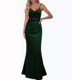 Lune London | Solid Color Slim Fit Flowing Maxi Dress