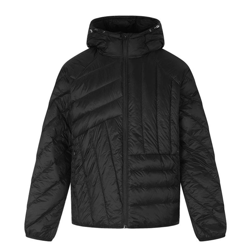 Women’s Padded Oversize Quilted Jacket with Hood and Noise-Reducing Microfiber Outer Material Amarae