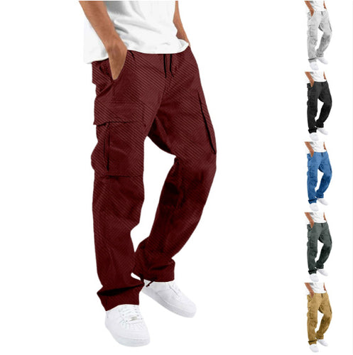 Elegant cargo pants for men with ergonomic cut and practical side pockets Amarae