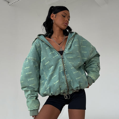 Oversized denim jacket for women with unique design Amarae