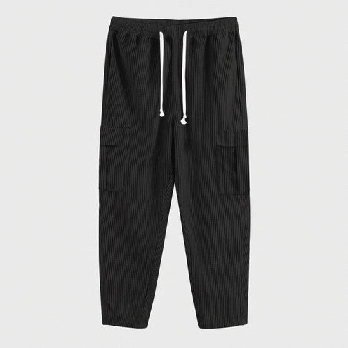 Comfortable cargo sweatpants for men with elastic waistband and side pockets Amarae