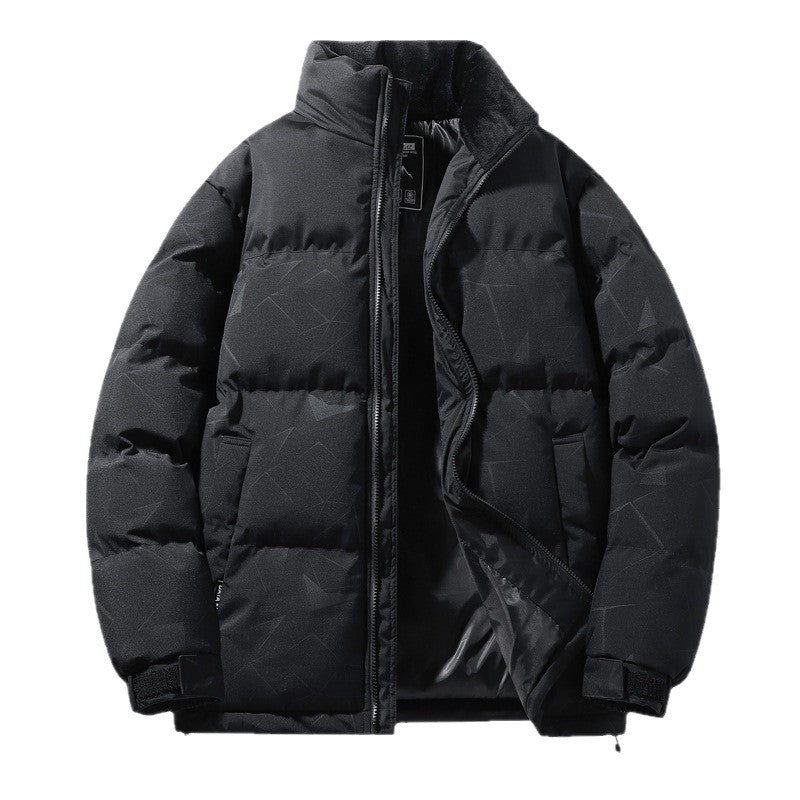 Men's padded quilted jacket with high thermal performance, water-repellent surface, and elastic cuffs Amarae