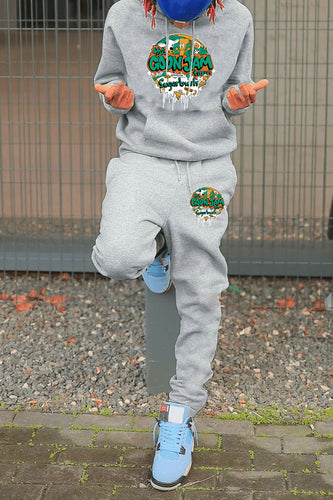Women's Hoodie and Jogging Set with Creative Graphic Design Amarae