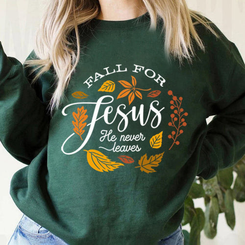 Sweatshirt pour femmes avec un design botanique automnal inspirant et une doublure intérieure agréablement douce Chic & Stil