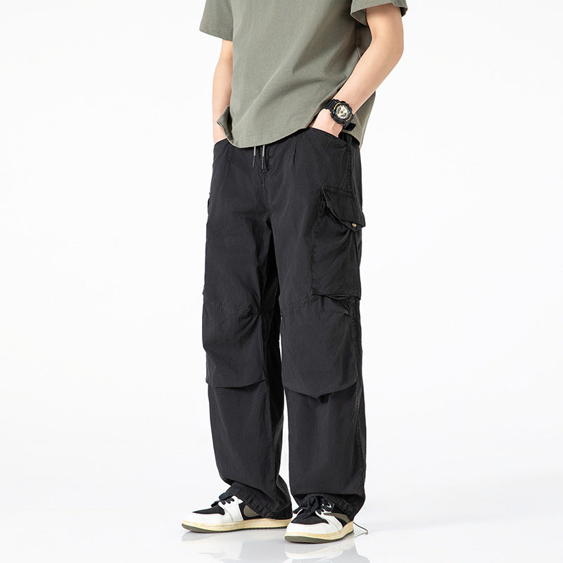 Multifunctional cargo pants for men with practical side pockets Lune London