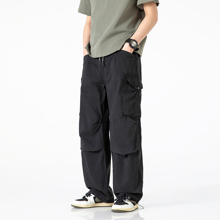 Multifunctional cargo pants for men with practical side pockets Lune London