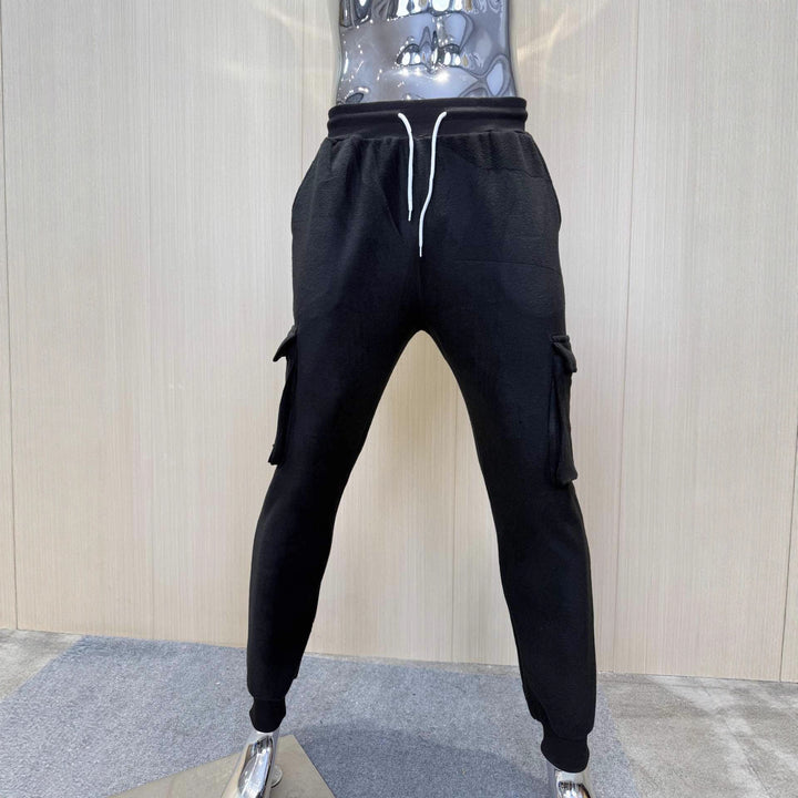 Men's compressive joggers with side pockets and elastic waistband Lune London