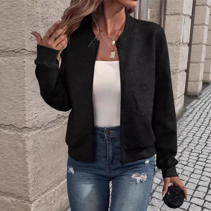 Veste en fleece pour femmes de loisirs avec surface structurée Chic & Stil