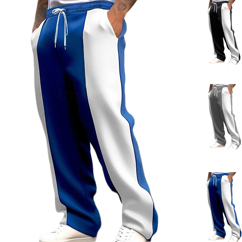Men's sporty training pants with contrasting details Lune London