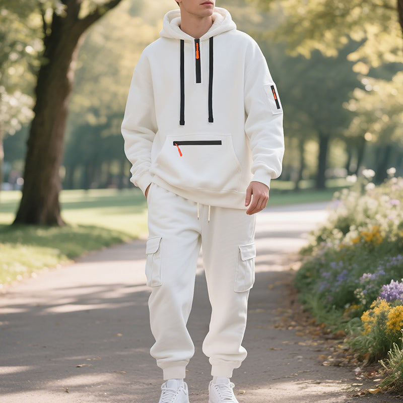 Men's sporty hoodie and cargo pants set Lune London