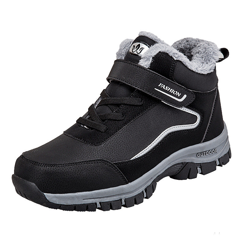 Women outdoor hiking shoes warm padded with adjustable Velcro closure Lune London