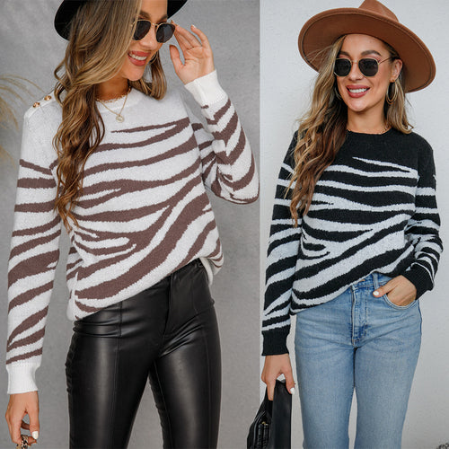 Pull à motifs pour femmes Chic & Stil