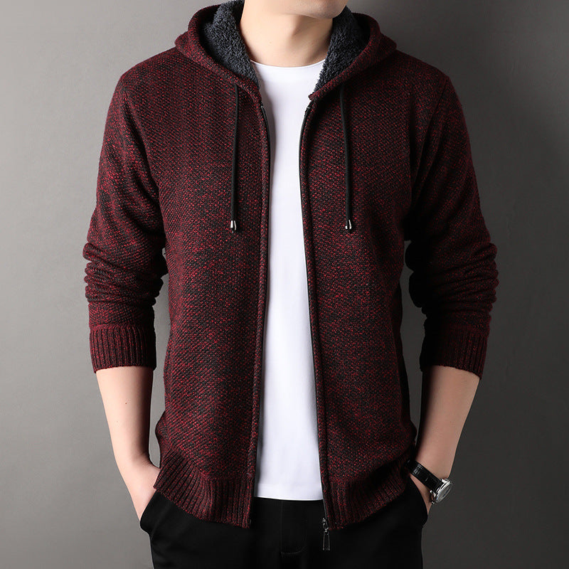 Men's Fashionable Cardigan with Hood and Soft Padded Lining Lune London
