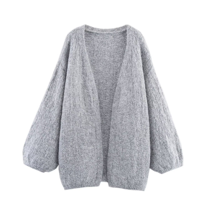 Ladies soft cardigan with voluminous sleeves Lune London