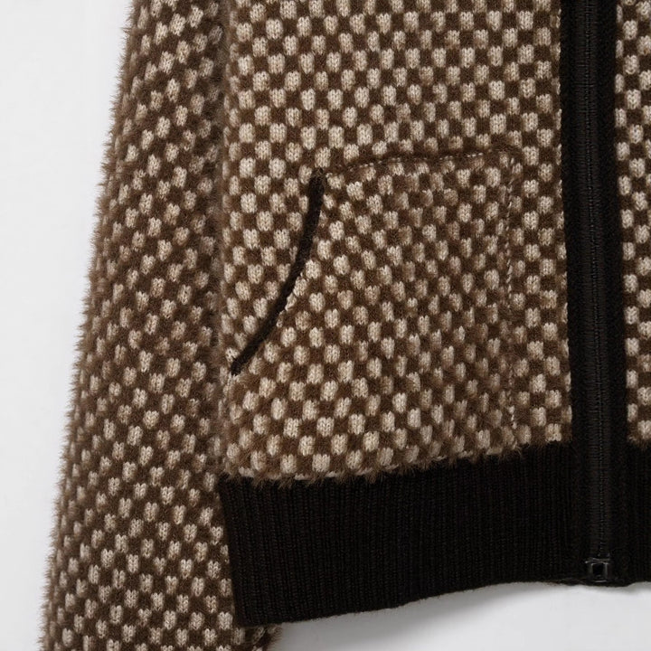Veste en fleece à la mode pour femmes avec col montant et poches pratiques Chic & Stil