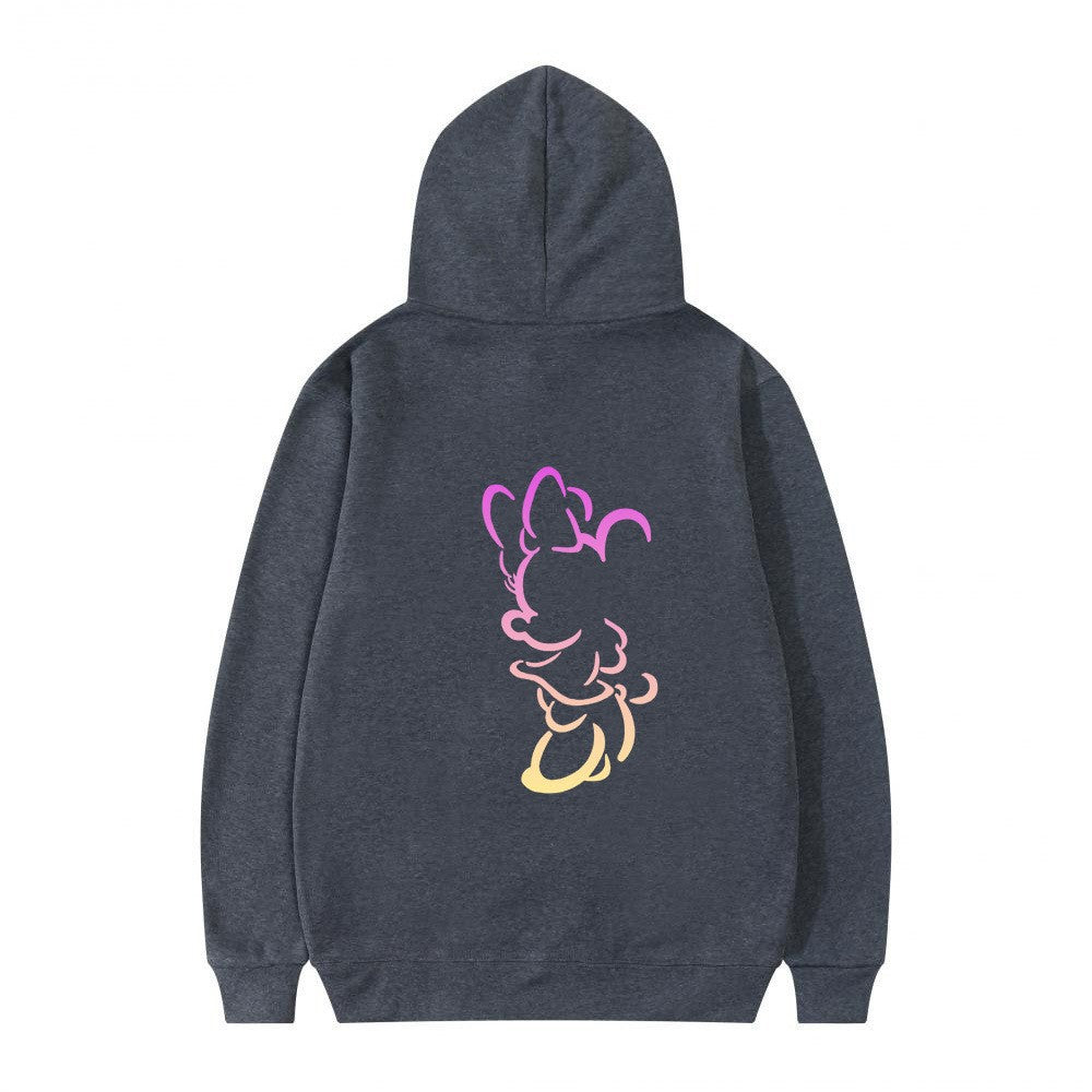 Women's hoodie with artistic cloud design and soft inner lining Chic & Stil