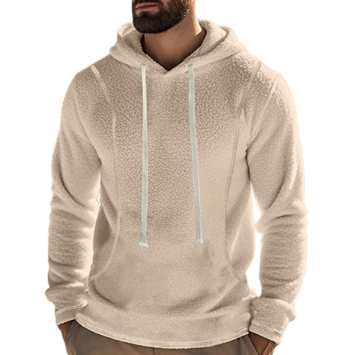 Men's comfortable fleece hoodie with sporty elements Amarae