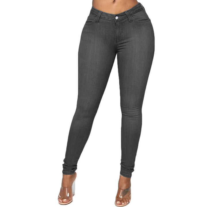 Slim-fit jeans for women with decorative laced detail Lune London